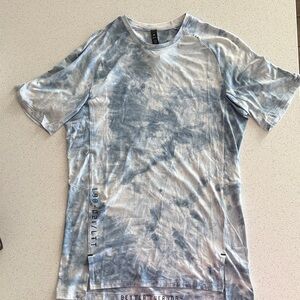 Men's Blue Tie-Dye Shirt